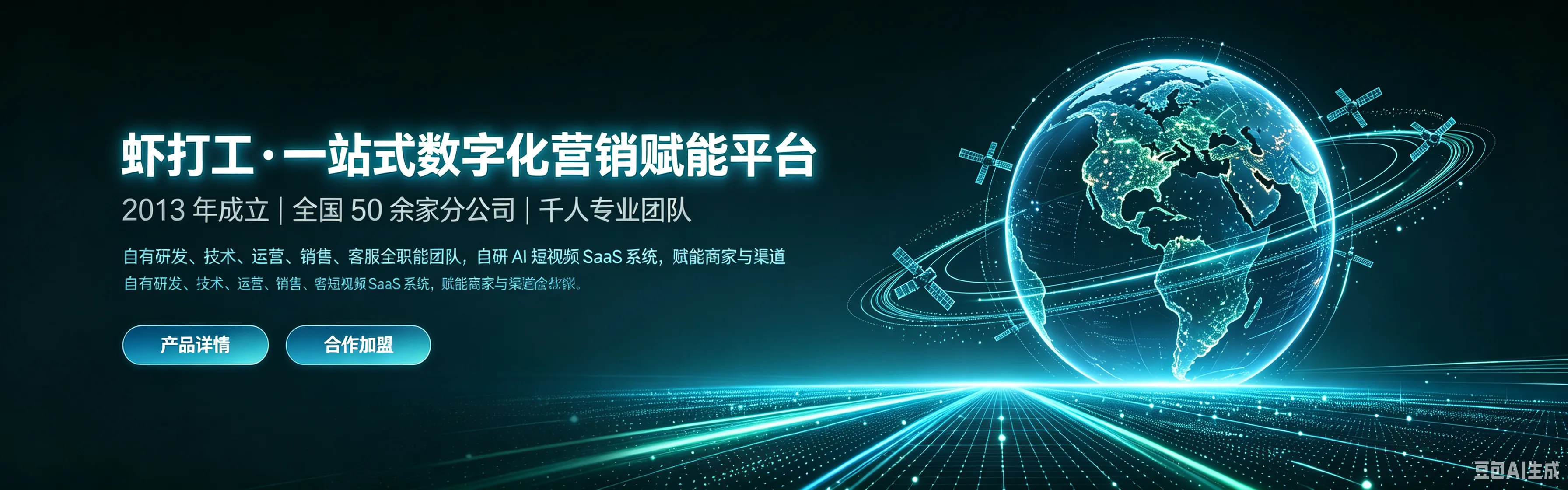 虾打工 Banner